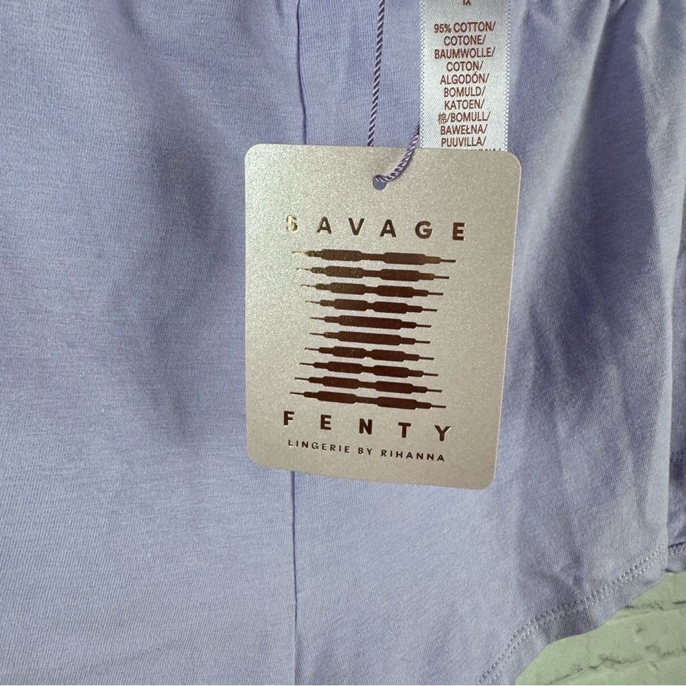 Savage X Fenty Purple Sleep Shorts Loungewear Size 1X - Picture 5 of 5